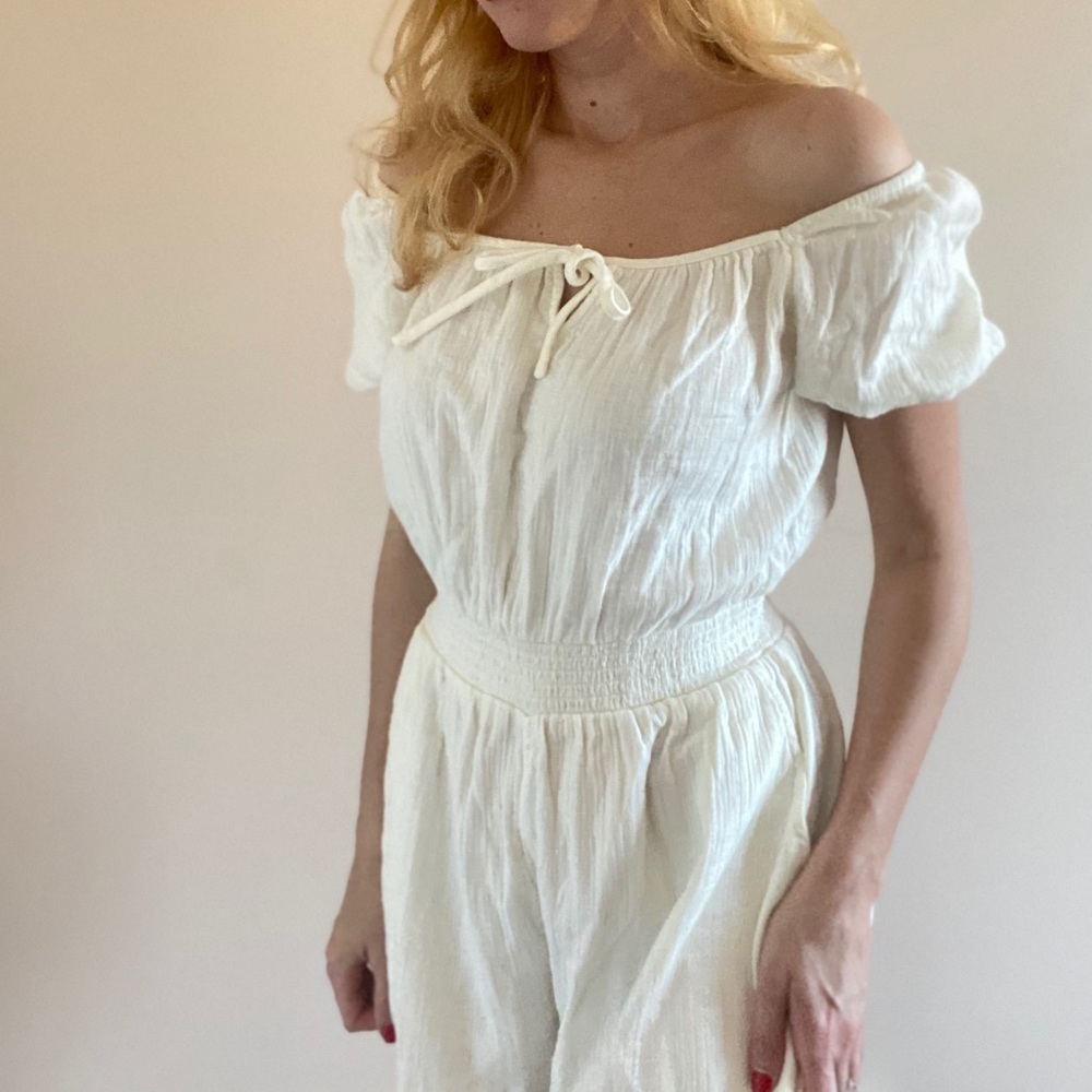 Aerie off the shoulder romper